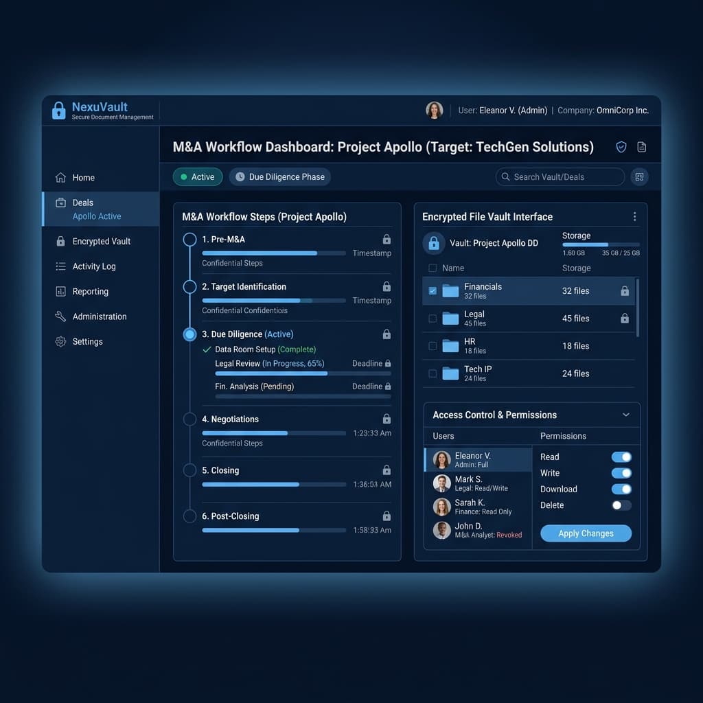 Merger and Acquisition System — Starlet Technologies portfolio project